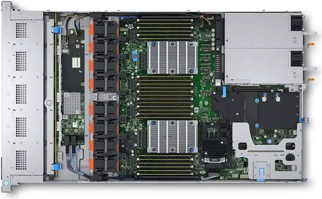 Alt view image 5 of 6 - Dell PowerEdge R640 1U Rack Server, Dual Xeon 6148 2.40 GHz, 512GB DDR4 Memory, 61.44TB Enterprise SSD Storage, RAID, Dual Power, iDRAC, Rail Kit, Server 2022 Standard