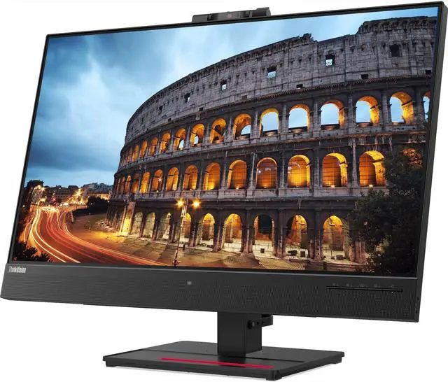 Alt view image 2 of 7 - Lenovo ThinkVision T27hv 27-inch 2560 x 1440 LED Backlit Quad HD Widescreen LCD Monitor, 2-Pack Bundle with T27h, HDMI, VGA, DisplayPort, USB-C, USB Hub, Webcam, Speaker, Microphone