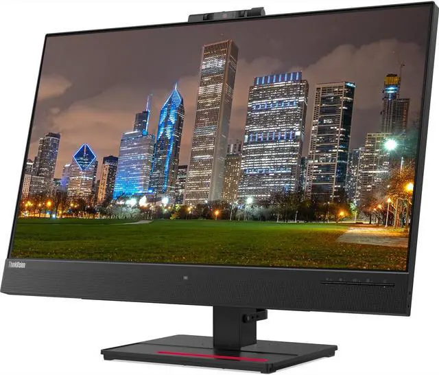 Alt view image 3 of 7 - Lenovo ThinkVision T27hv 27-inch 2560 x 1440 LED QHD LCD, 2-Pack Bundle with T27h, HDMI, DisplayPort, USB-C, USB Hub, Webcam, Speaker, Microphone, Dual Monitor Stand, ThinkPad Universal USB-C Dock