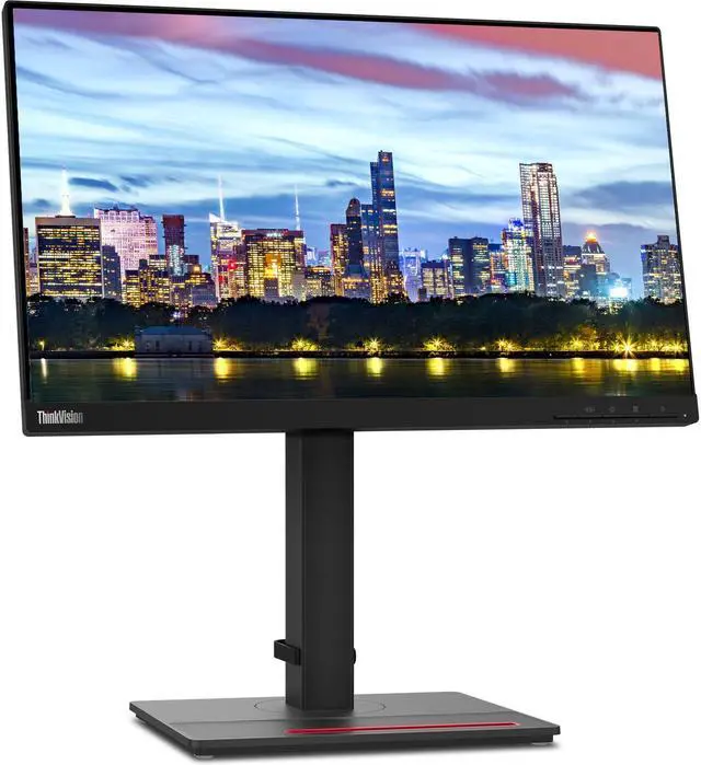 Alt view image 2 of 7 - Lenovo ThinkVision T22i 22-inch 1920 x 1080 LED FHD LCD, 2-Pack Bundle with HDMI, DisplayPort, USB Hub, Dual Monitor Stand, ThinkPad USB-C Dock, MK270 Wireless Keyboard & Mouse, Gel Mouse & Wrist Pad