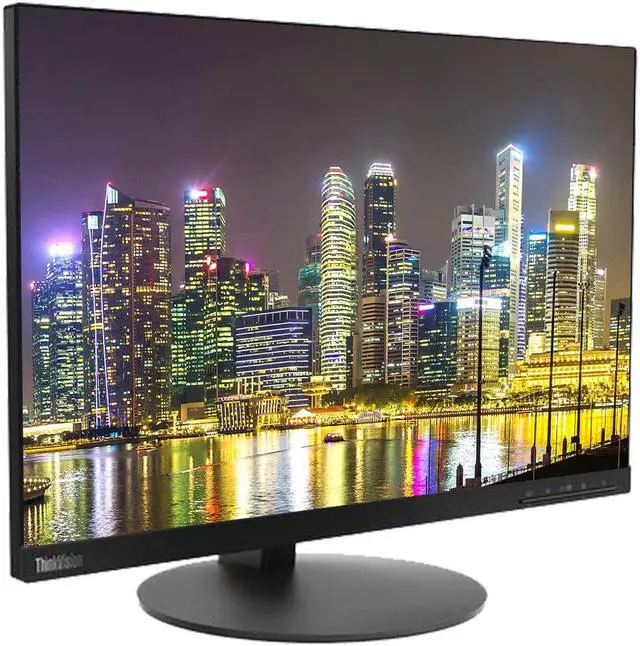 Alt view image 2 of 7 - Lenovo ThinkVision T23d 1920 x 1200 LED FHD LCD, 2-Pack Bundle with HDMI, DisplayPort, Dual Monitor Stand, ThinkPad Universal USB-C Multiport Dock, MK270 Wireless Keyboard & Mouse, Mouse & Wrist Pad