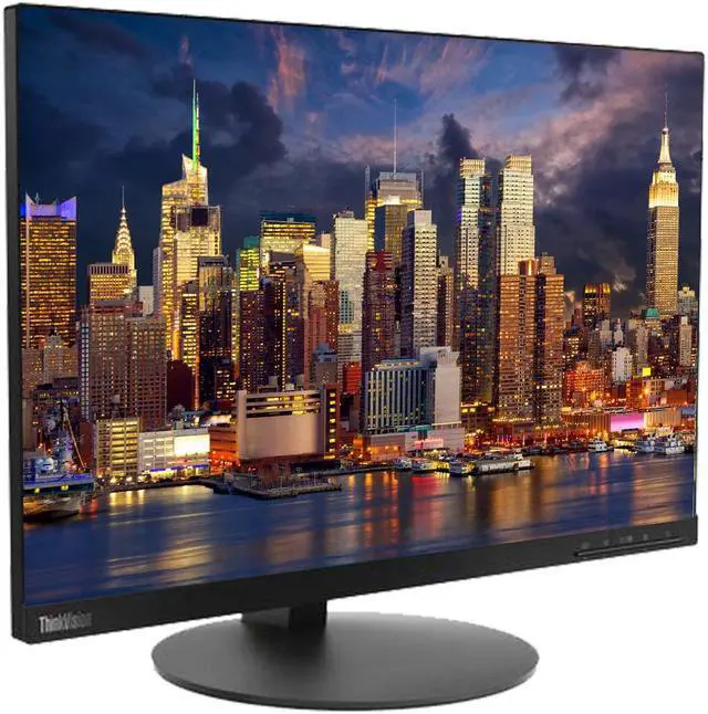 Alt view image 2 of 7 - Lenovo ThinkVision T23d 1920 x 1200 LED FHD LCD, 2-Pack Bundle with HDMI, DisplayPort, Dual Monitor Stand, ThinkPad Universal USB-C Multiport Dock, MK540 Wireless Keyboard & Mouse, Mouse & Wrist Pad