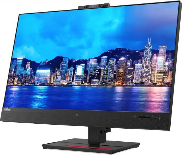 Alt view image 2 of 7 - Lenovo ThinkVision T27hv 27-inch, 2-Pack Bundle with T27h, HDMI, DisplayPort, Webcam, Speaker, Microphone, Dual Monitor Stand, ThinkPad USB-C Dock, MK540 Wireless Keyboard & Mouse, Mouse & Wrist Pad