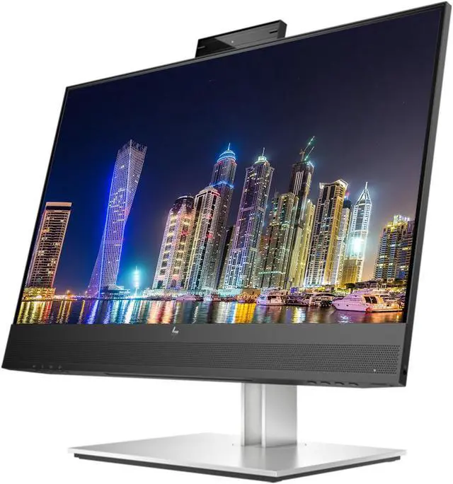 Alt view image 3 of 7 - HP EliteDisplay E24mv G4 24-inch FHD Conferencing Monitor, 2-Pack Bundle with HP E24 G5, HDMI, DisplayPort, Camera, Speaker, Stand, USB-C Dock, MK540 Wireless Keyboard & Mouse, Gel Mouse & Wrist Pad