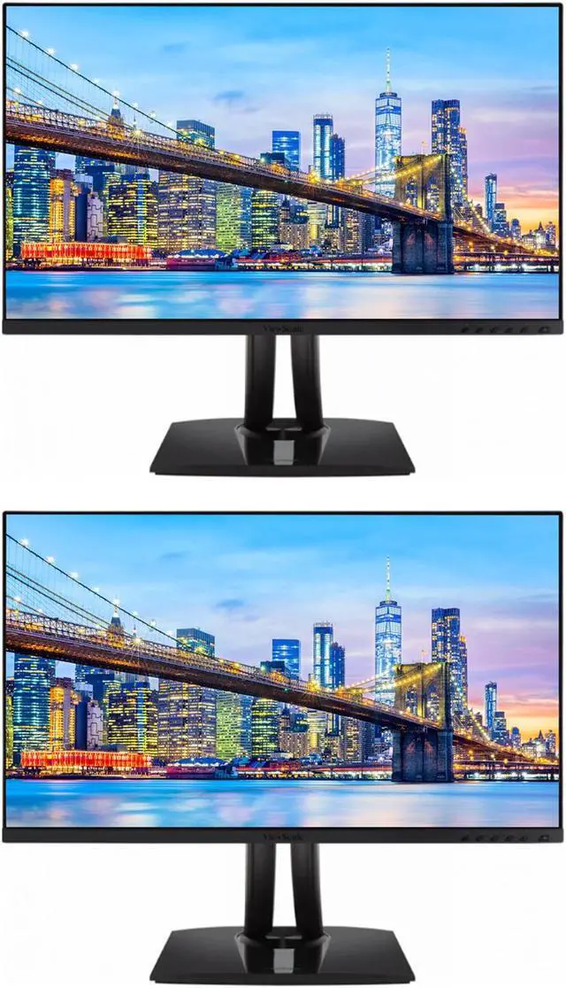 Main image of ViewSonic VP2756 27-inch 2160P UHD 4K IPS Premium Monitor, 2-Pack Bundle with ColorPro, Color Accuracy, HDMI, DisplayPort, USB-C, Speakers
