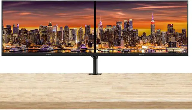 Main image of ViewSonic VX3267U-2K 32-inch 2560 x 1440 WQHD 2K LCD IPS Monitor, 2-Pack Bundle with Eye-Care, USB-C, HDMI, DisplayPort, Speakers, Desk Mount Dual Monitor Stand