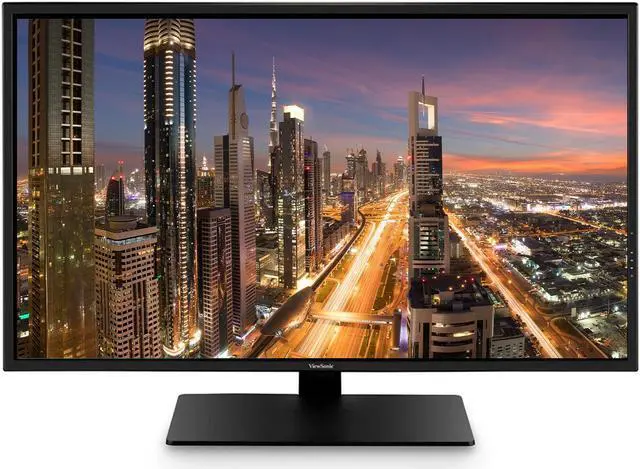 Alt view image 5 of 6 - ViewSonic VX4381 43-inch 3840 x 2160 Widescreen UHD 4K IPS Monitor Bundle with Eye-Care, USB Hub, HDMI, DisplayPort, Mini-DisplayPort, Speakers, Desk Mount Monitor Stand