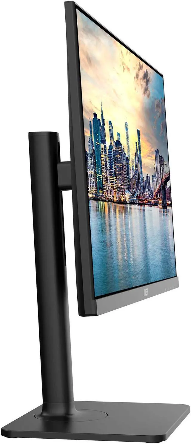 Alt view image 3 of 7 - MSI Modern MD241P 24-inch 1080P Full HD IPS Widescreen LCD Monitor, 2-Pack bundle with Less Blue Light, Anti-Flicker, HDMI, USB-C, Integrated Speakers, Desk Mount Dual Monitor Stand