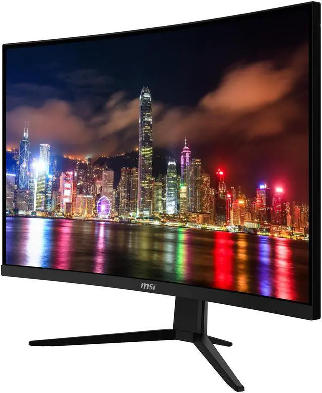 Alt view image 2 of 7 - MSI Optix G242C 24-inch Curved 1080P Full HD 170 Hz 1ms LED Backlit LCD Gaming Monitor, 2-Pack bundle, Frameless, Less Blue Light, FreeSync, HDMI, DisplayPort, Desk Mount Dual Monitor Stand