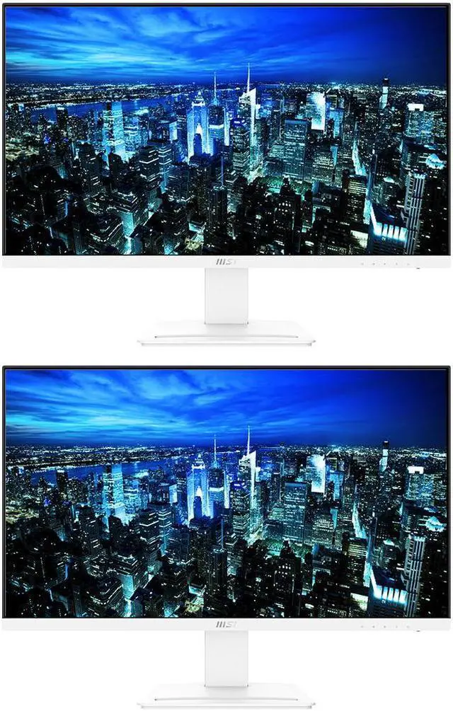 Main image of MSI Pro MP243XW 24-inch 1080P Full HD IPS 100 Hz 1ms LCD Business Monitor, 2-Pack bundle with Less Blue Light, FreeSync, HDMI, DisplayPort, Integrated Speakers