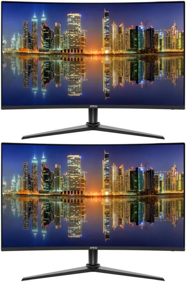 Main image of MSI G274CV 27-inch Curved 1080P Full HD 75 Hz 1ms LED Backlit LCD Gaming Monitor, 2-Pack bundle, Frameless, Less Blue Light, FreeSync, HDMI, DisplayPort