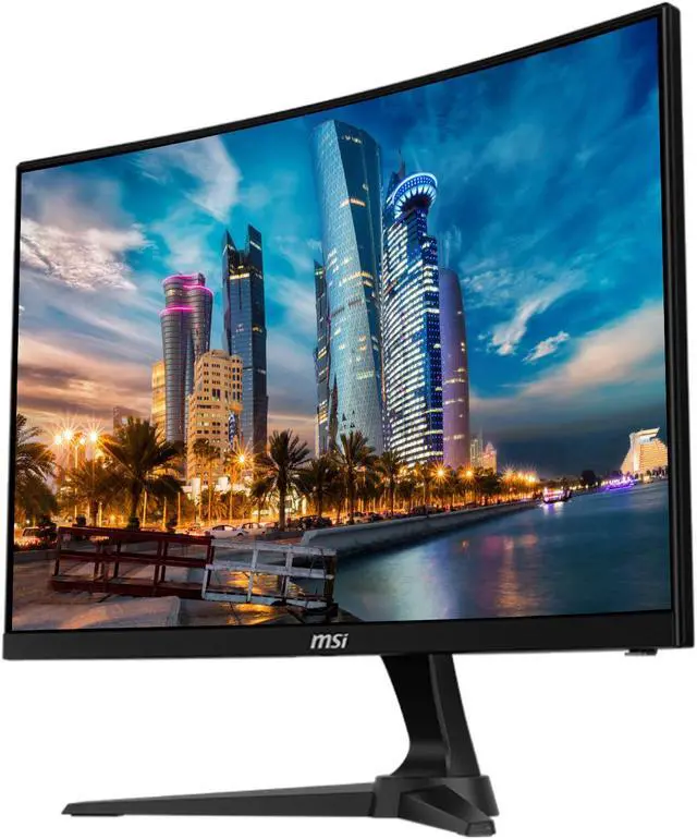 Alt view image 2 of 6 - MSI G323CV 32-inch Curved 1080P Full HD 75 Hz 1ms LED Backlit LCD Gaming Monitor, 2-Pack bundle, Frameless, Less Blue Light, FreeSync, HDMI, DisplayPort, Desk Mount Dual Monitor Stand