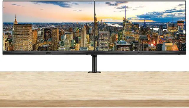 Main image of MSI Optix G281UV 28-inch 2160P 4K Ultra HD IPS LED Backlit LCD Gaming Monitor, 2-Pack bundle, Frameless, Less Blue Light, FreeSync, HDR400, Night Vision, HDMI DisplayPort, DeskMount Dual Monitor Stand