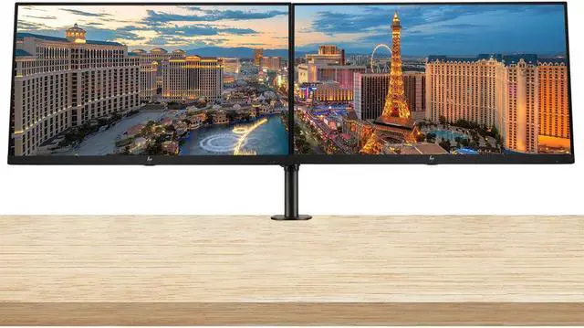 Main image of HP EliteDisplay E22 G5 22 inch Full HD LED-Backlit LCD IPS Monitor, 2-Pack Bundle with HDMI, USB Hub, Display Port and Desk Mount Dual Monitor Stand