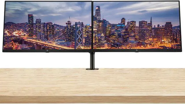 Main image of HP EliteDisplay E27 G5 27 inch Full HD LED-Backlit LCD IPS Monitor, 2-Pack Bundle with HDMI, USB Hub, Display Port and Desk Mount Dual Monitor Stand