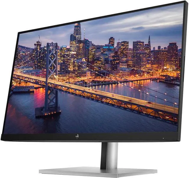 Alt view image 2 of 7 - HP EliteDisplay E27 G5 27 inch Full HD LED-Backlit LCD IPS Monitor, 2-Pack Bundle with HDMI, USB Hub, Display Port and Desk Mount Dual Monitor Stand