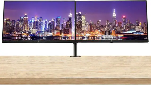 Main image of HP EliteDisplay E27u G5 27 inch 2K Quad HD LCD IPS Monitor, 2-Pack Bundle with Full Dock, HDMI, USB-C, Ethernet, and Display Port, Desk Mount Dual Monitor Stand