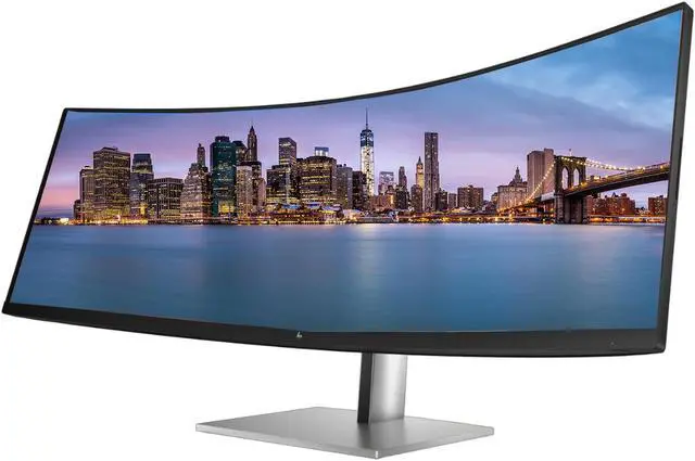 Alt view image 2 of 5 - HP EliteDisplay E45c G5 45 inch 5120 x 1440 DQHD Curved Monitor, with Full Dock, Ethernet, HDMI, DisplayPort, USB-C, Speaker and Desk Mount Monitor Stand