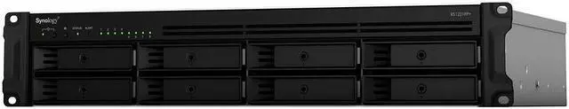 Alt view image 2 of 5 - Synology RackStation RS1221RP+ NAS Server with Ryzen 2.2GHz CPU, 32GB Memory, 64TB SSD Storage, 4 x 1GbE LAN Ports, Redundant Power, DSM Operating System Bundle with Rail kit