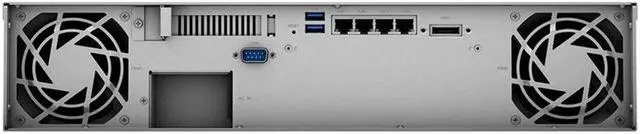 Alt view image 4 of 5 - Synology RackStation RS1221RP+ NAS Server with Ryzen 2.2GHz CPU, 32GB Memory, 64TB SSD Storage, 4 x 1GbE LAN Ports, Redundant Power, DSM Operating System Bundle with Rail kit