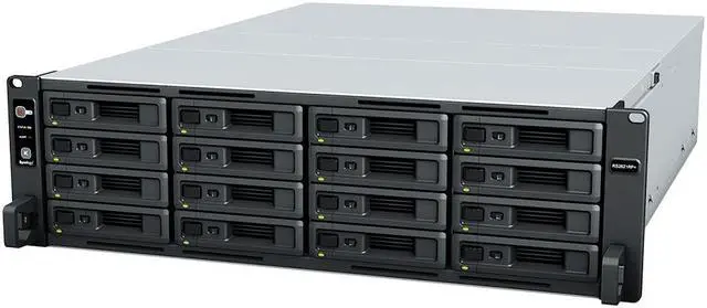 Alt view image 2 of 5 - Synology RackStation RS2821RP+ NAS Server with Ryzen 2.2GHz CPU, 32GB Memory, 320TB HDD Storage, 4 x 1GbE LAN Ports, Redundant Power, DSM Operating System Bundle with Rail kit