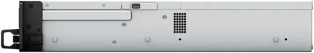 Alt view image 3 of 5 - Synology RackStation RS2423RP+ NAS Server with Ryzen 3.35GHz CPU, 32GB Memory, 24TB SSD Storage, 10GbE LAN Ports, Redundant Power, DSM Operating System Bundle with Rail kit