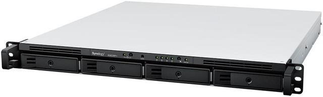 Alt view image 2 of 5 - Synology RackStation RS822RP+ NAS Server with Ryzen 2.2GHz CPU, 32GB Memory, 16TB SSD Storage, 4 x 1GbE LAN Ports, Redundant Power, DSM Operating System Bundle with Rail kit