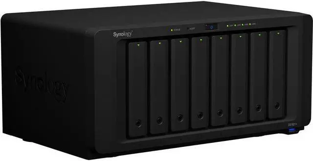 Alt view image 4 of 5 - Synology DiskStation DS1821+ NAS Server with Ryzen 2.2GHz CPU, 32GB Memory, 160TB HDD Storage, 2TB M.2 NVMe SSD, DSM Operating System
