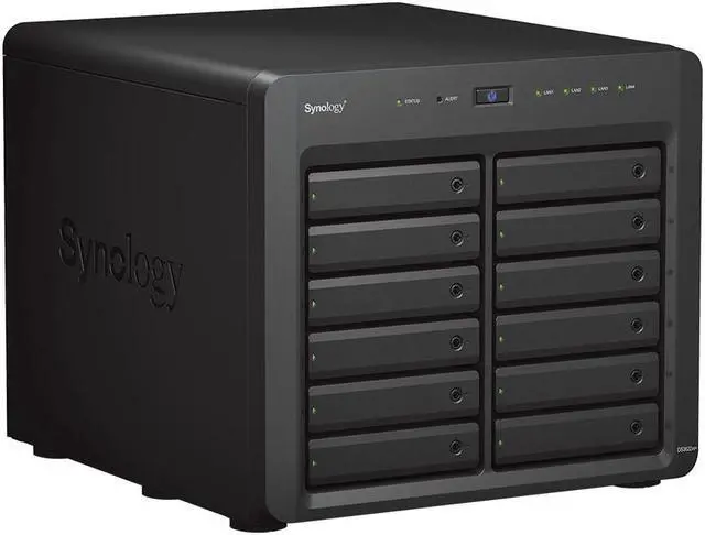 Alt view image 4 of 5 - Synology DiskStation DS3622xs+ NAS Server with Xeon 2.2GHz CPU, 48GB Memory, 240TB HDD Storage, 2 x 10GbE LAN Ports, DSM Operating System