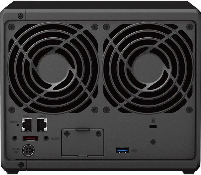 Alt view image 5 of 5 - Synology DiskStation DS923+ NAS Server with Ryzen 2.6GHz CPU, 32GB Memory, 32TB SSD Storage, 2TB M.2 NVMe SSD, 2 x 1GbE LAN Ports, DSM Operating System