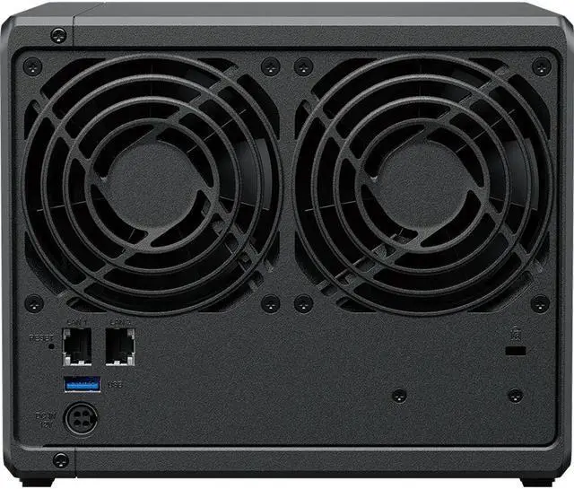 Alt view image 5 of 5 - Synology DiskStation DS423+ NAS Server with Celeron 2.0GHz CPU, 6GB Memory, 32TB SSD Storage, 2TB M.2 NVMe SSD, 2 x 1GbE LAN Ports, DSM Operating System