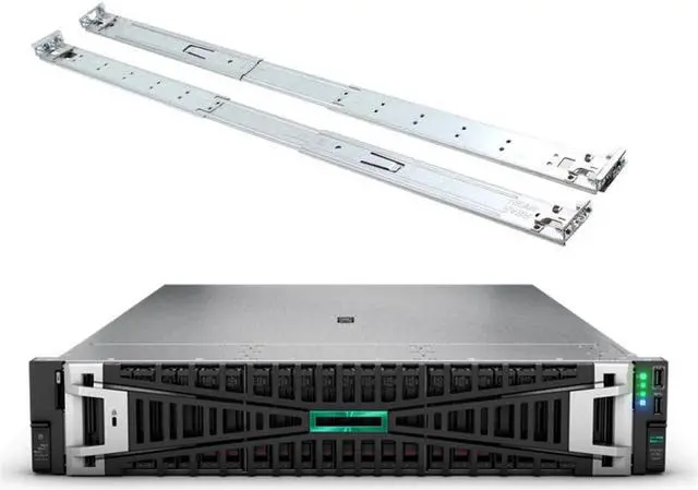 Main image of HPE ProLiant DL380 Gen11 2U Rack Server Bundle With Dual Xeon 4410y 12-Core 2GHz, 512GB DDR5 Memory, 15.36TB Enterprise SATA SSD Storage, RAID, Dual Power, iLO and Rail Kit