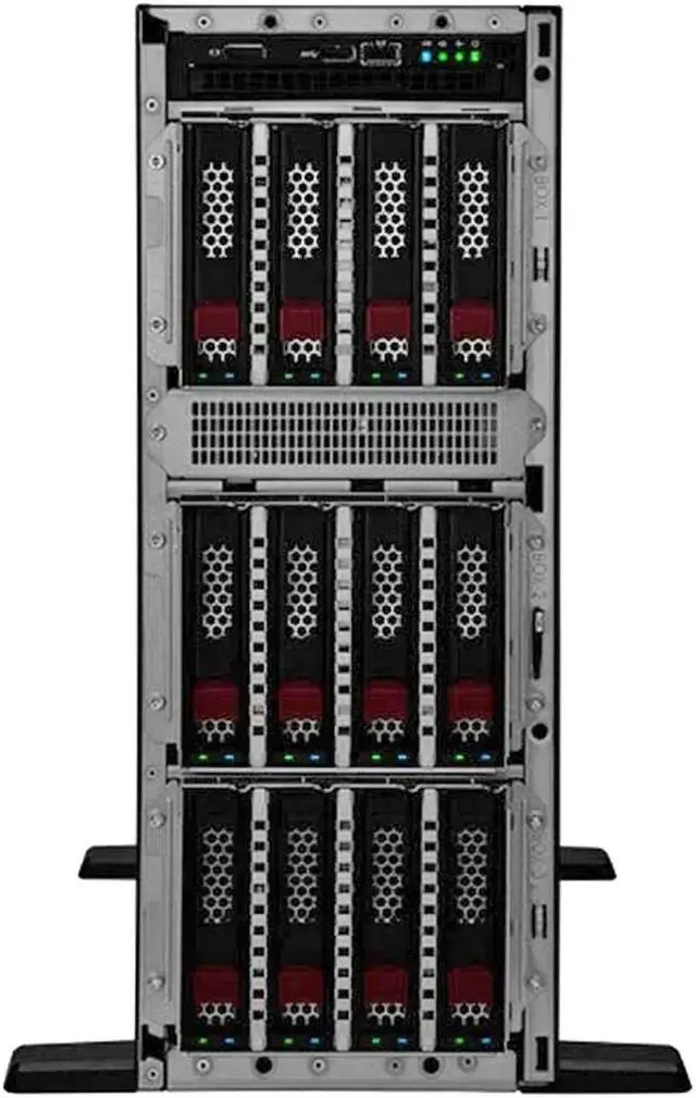 Alt view image 4 of 5 - HPE ProLiant ML350 Gen11 4U Tower Server Bundled With Dual Xeon 5416s 16-Core 2GHz, 256GB DDR5 Memory, 15.36TB Enterprise SATA SSD Storage, RAID, Dual Power iLO and Windows Server 2022 Standard