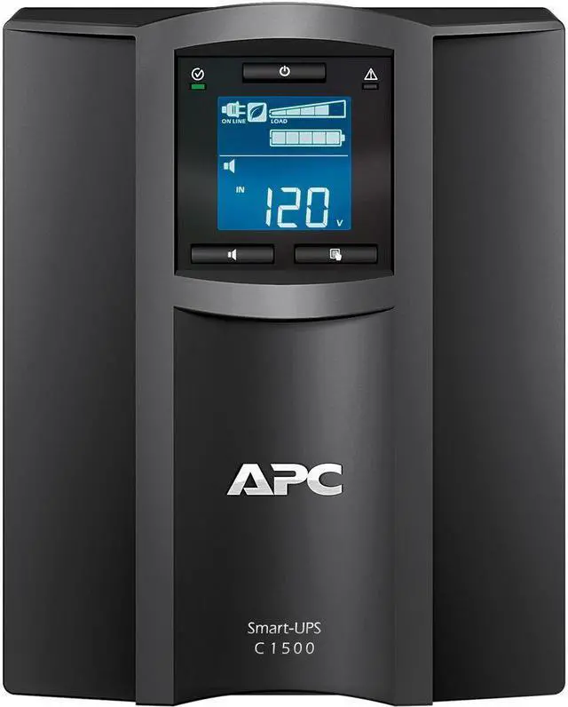 Alt view image 2 of 4 - APC Smart-UPS, SMC1500C Tower Back-UPS, 1440 VA Backup Battery Power Supply, 8 x NEMA 5-15R, SmartConnect Port, AVR, LCD Bundled With 16GB USB Storage