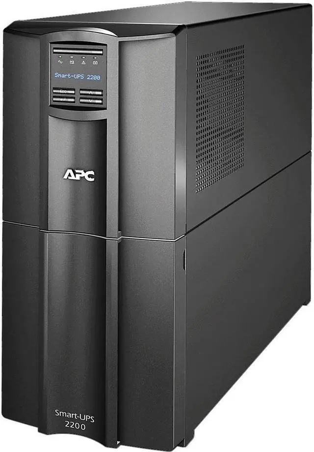 Main image of APC Smart-UPS, SMT2200C Tower Back-UPS, 1920 VA Backup Battery Power Supply, 8 x NEMA 5-15R, 2 x NEMA 5-20R outlets, SmartConnect Port, SmartSlot, AVR, LCD Bundled With 16GB USB Storage