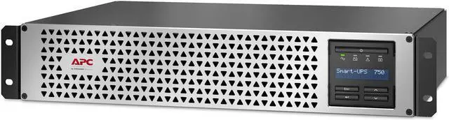 Alt view image 3 of 4 - APC Smart-UPS, SMTL750RM2UC 2U Rack/Tower Back-UPS, 750 VA Backup Battery Power Supply, 6 x NEMA 5-15R, SmartConnect Port, SmartSlot, AVR, LCD Screen Bundled With 16GB USB Storage