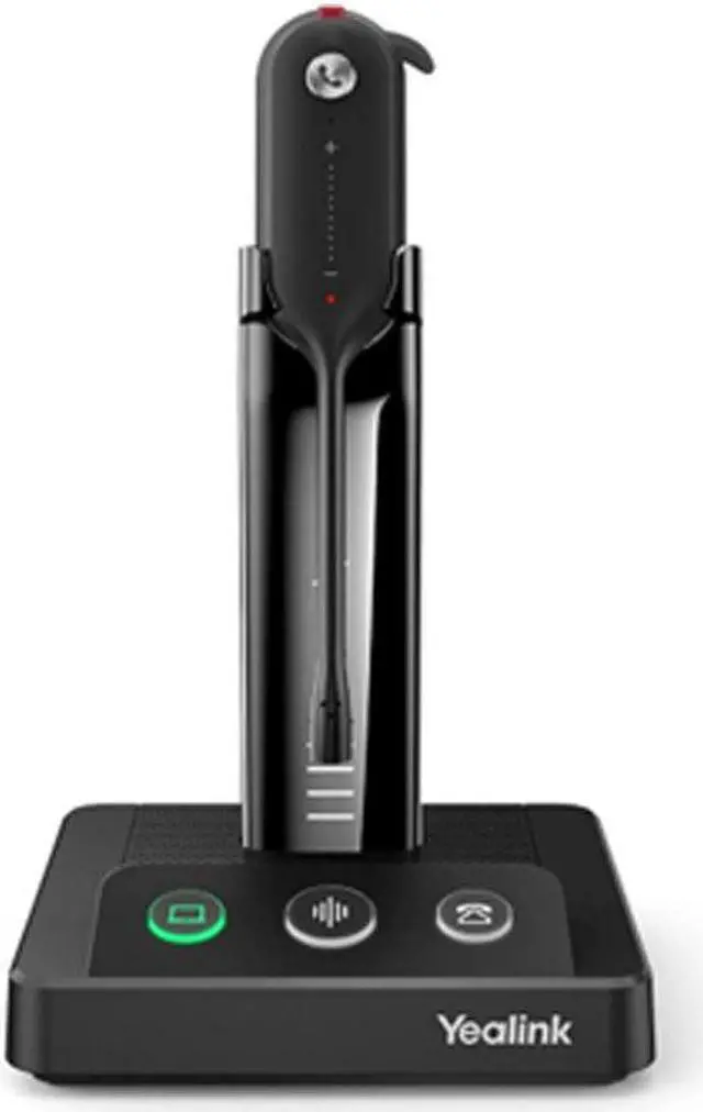 Alt view image 3 of 7 - Yealink WH63 Mono Bluetooth Noise Canceling Mic Headset, Bundle with Cam 313 2MP Webcam for Office, MK270 Wireless Keyboard and Mouse, Gel Wrist & Mouse Pad, Mini Speaker, Pack of 4