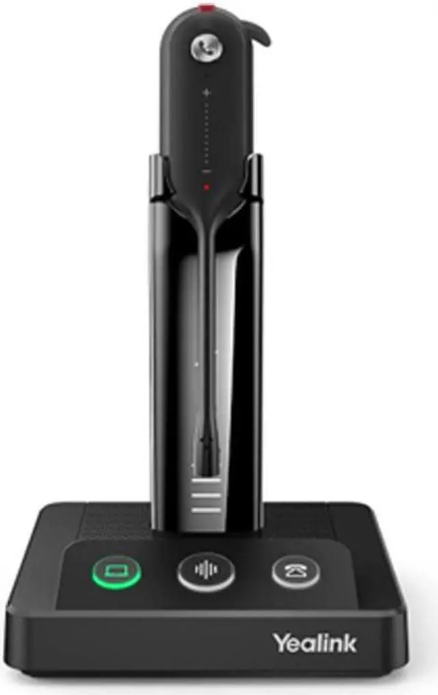 Alt view image 3 of 7 - Yealink WH63 Mono Bluetooth Noise Canceling Mic Headset Bundle with Cam 313 2MP Webcam, MK540 Wireless Keyboard and Mouse, Gel Mouse & Wrist Pad, Mini Speaker, Pack of 4
