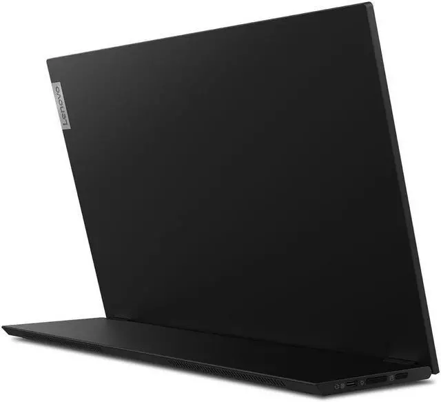 Alt view image 3 of 5 - Lenovo ThinkVision M15 15.6" FHD 1080p Portable Travel Monitor Bundle with USB Type-C, Pink Matte Micro Bluetooth Speaker with Professional Sound, Built-in Microphone and Remote Shutter for Selfies