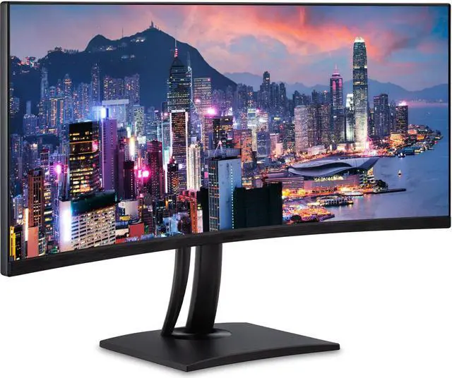 Alt view image 2 of 5 - ViewSonic VP3456a 34-inch Curved 2K UWQHD Premium Monitor, with ColorPro, Full Dock, HDMI, DisplayPort, USB Hub, 100W USB-C, Ethernet and Integrated Speakers