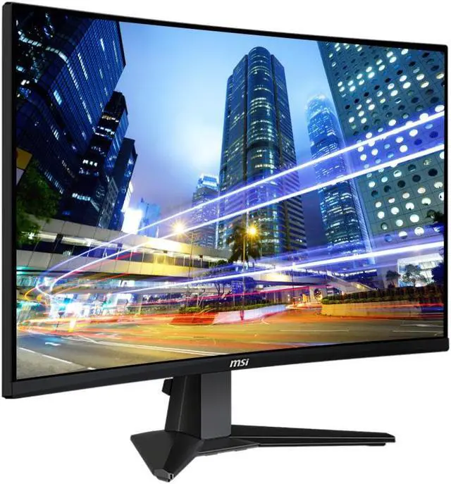 Alt view image 2 of 6 - MSI MAG 27C6X Curved 27 inch 1920 x 1080 Full HD 250Hz 1ms Gaming Monitor, 2-Pack Bundle with Less Blue Light, Adaptive Sync, HDMI, DisplayPort, Desk Mount Dual Monitor Stand