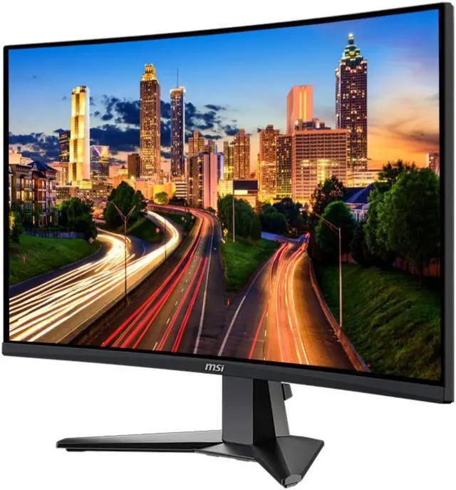 Alt view image 3 of 7 - MSI MAG 27C6X Curved 27 inch 1920 x 1080 Full HD 250Hz 1ms Gaming Monitor, Bundle with Less Blue Light, Adaptive Sync, HDMI, DisplayPort, MK270 Wireless Keyboard & Mouse, Gel Mouse & Wrist Pad