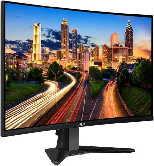 Alt view image 2 of 7 - MSI MAG 27C6X Curved 27 inch 1920 x 1080 Full HD 250Hz 1ms Gaming Monitor, Bundle with Less Blue Light, Adaptive Sync, HDMI, DisplayPort, MK270 Wireless Keyboard & Mouse, Gel Mouse & Wrist Pad