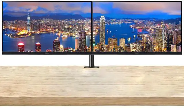 Main image of Acer Vero B7 B277 E 27 inch 1080P Full HD 100Hz 4ms LCD Monitor, 2-Pack bundle with Adaptive Sync, Eye Care, VGA, HDMI, DisplayPort, Integrated Speakers, Desk Mount Dual Monitor Stand