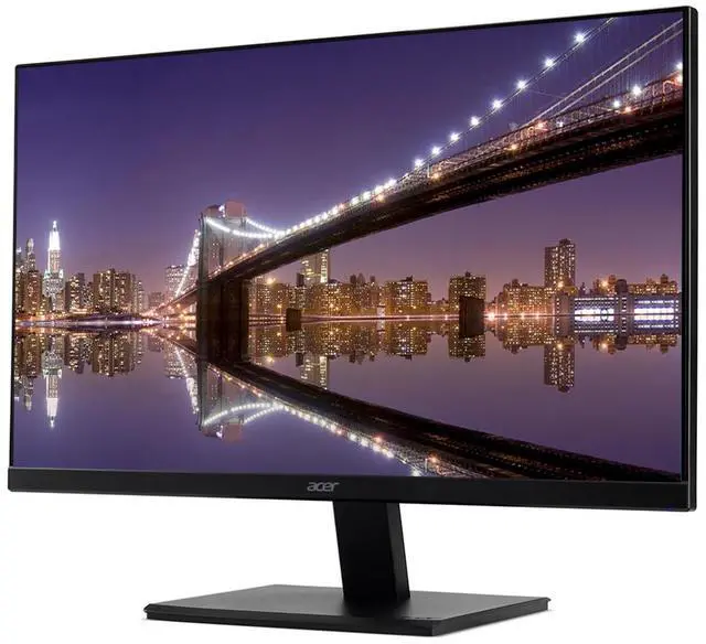 Alt view image 3 of 7 - Acer Vero V7 V277 E BI 27 inch 1080P Full HD 100 Hz 4 ms Widescreen LCD Monitor, 2-Pack Bundle with , VGA, HDMI, Desk Mount Dual Monitor Stand, MK270 Wireless Keyboard & Mouse, Gel Mouse & Wrist Pad