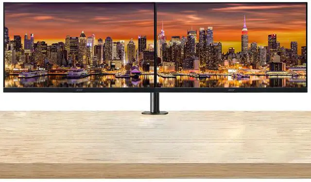 Main image of Acer Vero V7 V277 E BMIPX 27 inch 1080P Full HD 100 Hz 4 ms Backlit Widescreen LCD Monitor, 2-Pack bundle with Eye Care, VGA, HDMI, DisplayPort, Integrated Speakers, Desk Mount Dual Monitor Stand