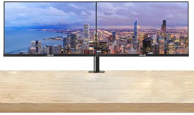 Main image of Asus VY249HF 24-inch 1920 x 1080 Full HD LED Backlit LCD Frameless Monitor, 2-Pack bundle with HDMI, Adaptive-Sync, Eye Care, 100Hz 1ms Smooth Motion and Desk Mount Dual Monitor Stand