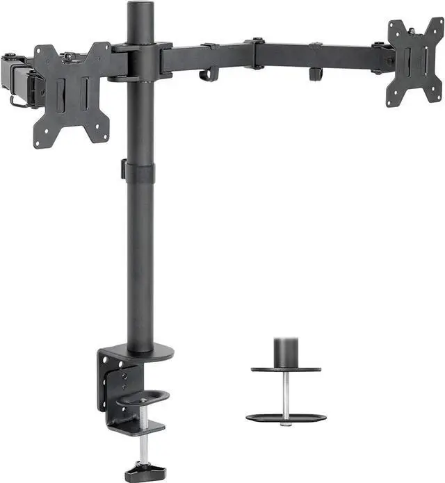 Alt view image 7 of 7 - Asus VY249HF 24-inch 1920 x 1080 Full HD LED Backlit LCD Frameless Monitor, 2-Pack bundle with HDMI, Adaptive-Sync, Eye Care, 100Hz 1ms Smooth Motion and Desk Mount Dual Monitor Stand