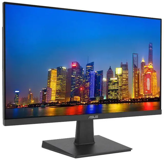 Alt view image 2 of 7 - Asus VA24EHE 24-inch 1080p FHD LCD Frameless Monitor, 2-Pack, HDMI, DVI-D, VGA, Low Blue Light, Desk Mount Dual Monitor Stand, MK270 Wireless Keyboard & Mouse, Gel Mouse & Wrist Pad