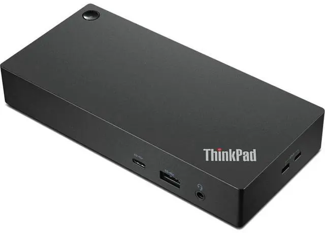Alt view image 7 of 7 - Lenovo ThinkPad Universal Smart USB-C Dock 96W 4K, HDMI, USB-C, DisplayPort Bundled with Desk Mount Dual Monitor Stand, MK650 Wireless Keyboard & Mouse, Gel Mouse & Wrist Pad